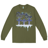 Army Green Christmas Christ Begins With Long Sleeve Tee - Bettercallsaul