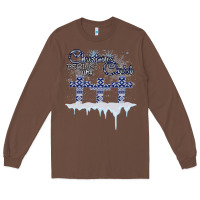 Chestnut Christmas Christ Begins With Long Sleeve Tee - Bettercallsaul