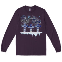 Plum Christmas Christ Begins With Long Sleeve Tee - Bettercallsaul