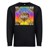 Black Pride lgbtq leopard love heart seamless pattern Premium Sweatshirt - BundleAndBundleShop