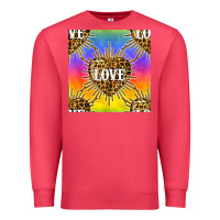 Cardinal Pride lgbtq leopard love heart seamless pattern Premium Sweatshirt - BundleAndBundleShop