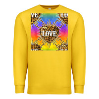 Lemon Pride lgbtq leopard love heart seamless pattern Premium Sweatshirt - BundleAndBundleShop