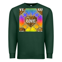 Sports Green Pride lgbtq leopard love heart seamless pattern Premium Sweatshirt - BundleAndBundleShop