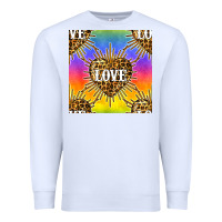 White Pride lgbtq leopard love heart seamless pattern Premium Sweatshirt - BundleAndBundleShop