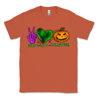 Copper peace love halloween Classic Tee - BundleAndBundleShop