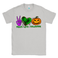 Peace Love Halloween Classic Tee | Teevron
