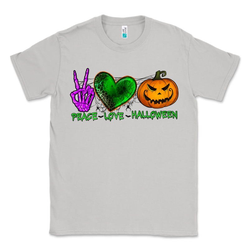 Peace Love Halloween Classic Tee by BundleAndBundleShop | Teevron