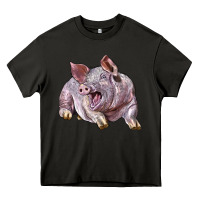 Asphalt Landrace Pig Heavy Core Tee - LillyAllenDesigns