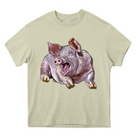 Mossy Landrace Pig Heavy Core Tee - LillyAllenDesigns