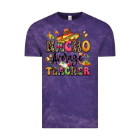 Cloud Purple nacho average teacher Vintage Tee - LillyAllenDesigns