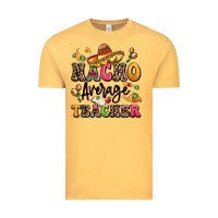 Vintage Mustard nacho average teacher Vintage Tee - LillyAllenDesigns