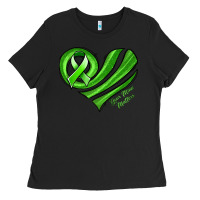 Black mental health awareness heart Ladies Tee - Jasminsmagicworld