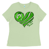 Matcha mental health awareness heart Ladies Tee - Jasminsmagicworld