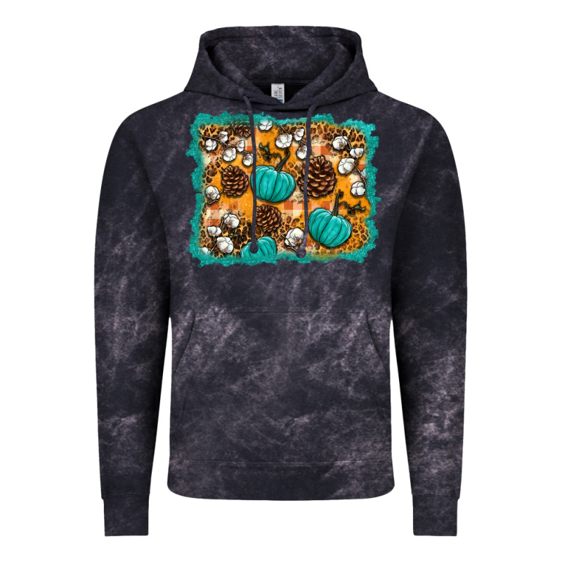 Fall Pumpkin Distressed Background Vintage Hoodie by BundleAndBundleShop | Teevron