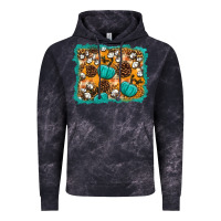 Cloud Black fall pumpkin distressed background Vintage Hoodie - BundleAndBundleShop