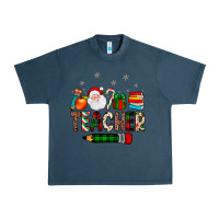 Midnight Navy teacher Christmas Urban Heavy Tee - JahusDesignShop