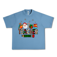 Pebble Blue teacher Christmas Urban Heavy Tee - JahusDesignShop