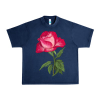 Navy Love At First Sight Rose Urban Heavy Tee - LillyAllenDesigns