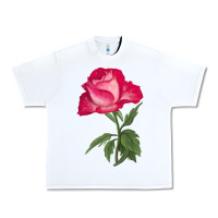 White Love At First Sight Rose Urban Heavy Tee - LillyAllenDesigns