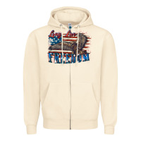 Sandshell Long live freedom 4th of july Zipper Hoodie - CowGirlArtShop