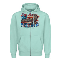 Seafoam Long live freedom 4th of july Zipper Hoodie - CowGirlArtShop