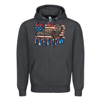Smoke Long live freedom 4th of july Zipper Hoodie - CowGirlArtShop