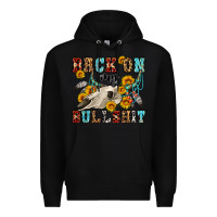 Black back on my bullshit western olivia Premium Hoodie - OliviaCreatesArt