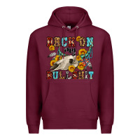 Burgundy back on my bullshit western olivia Premium Hoodie - OliviaCreatesArt