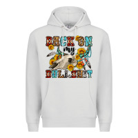 Dove Grey back on my bullshit western olivia Premium Hoodie - OliviaCreatesArt