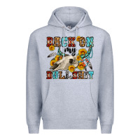 Heather Grey back on my bullshit western olivia Premium Hoodie - OliviaCreatesArt