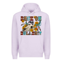 Lilac back on my bullshit western olivia Premium Hoodie - OliviaCreatesArt