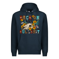 Navy back on my bullshit western olivia Premium Hoodie - OliviaCreatesArt