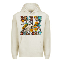 Oatmeal Heather back on my bullshit western olivia Premium Hoodie - OliviaCreatesArt