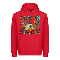 Red back on my bullshit western olivia Premium Hoodie - OliviaCreatesArt