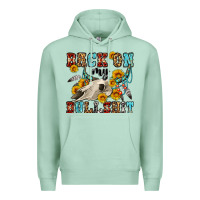 Seafoam back on my bullshit western olivia Premium Hoodie - OliviaCreatesArt