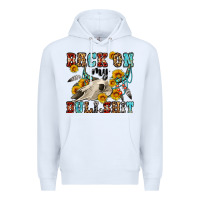 White back on my bullshit western olivia Premium Hoodie - OliviaCreatesArt