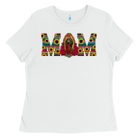 Mom Lady Of Guadalupe  Serape Sunflower Ladies Tee | Teevron