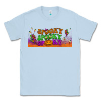 Dusty Blue spooky  libbey glass Classic Tee - BundleAndBundleShop