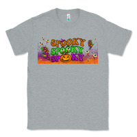 Heather Grey spooky  libbey glass Classic Tee - BundleAndBundleShop