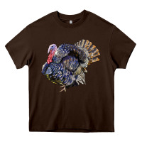 Chocolate Brown Bronze Turkey Heavy Core Tee - LillyAllenDesigns