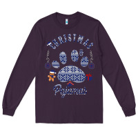 Plum Christmas Pajamas Long Sleeve Tee - Bettercallsaul