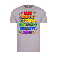 Vintage Zinc love respect freedom tolerance equality pride Vintage Tee - LillyAllenDesigns