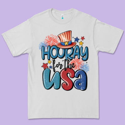 Hooray For The Usa Premium Tee Designed By Maliassmallbusiness