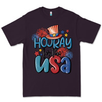 Plum hooray for the usa Premium Tee - MaliasSmallBusiness