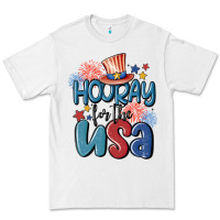White hooray for the usa Premium Tee - MaliasSmallBusiness