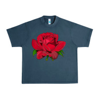Midnight Navy Oklahoma Rose Illustrations Urban Heavy Tee - LillyAllenDesigns