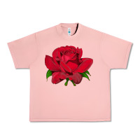 Salmon Oklahoma Rose Illustrations Urban Heavy Tee - LillyAllenDesigns