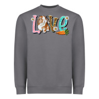 Storm Love Easter Rabbit Heavyweight Sweatshirt - NancyCooperArtShop