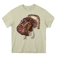 Mossy Bourbon Red Turkey Heavy Core Tee - LillyAllenDesigns