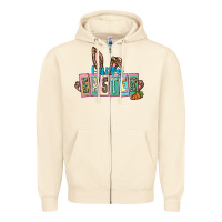 Sandshell Happy Easter Easter Day Zipper Hoodie - CowGirlArtShop
